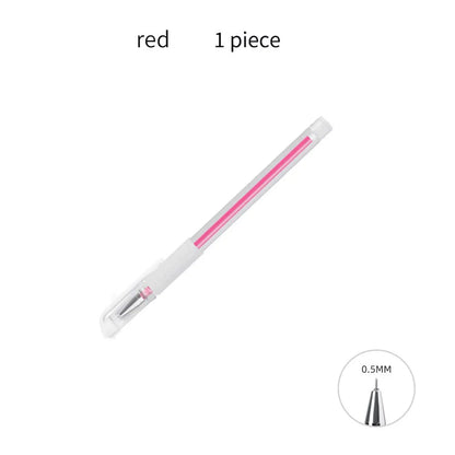1Pc Tattoo Skin Marker Pen White Black Pink Color Pen for Permanent Makeup Eyebrow Scribe Waterproof Brow Pencil Tattoo Tools