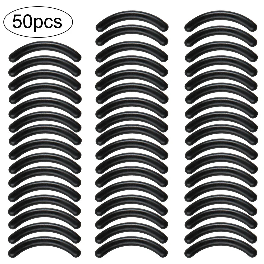 10/20/50PCS Beauty Eyelashes Makeup Curling Styling Tool Eyelash Curler Replacement Pads Women's Lash Rubber Curler Refills Pads