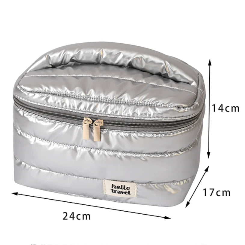 Fashion Large Capacity Makeup Bag Travel Organizer Portable Cosmetic Bag Multifunctional Storage Washbag