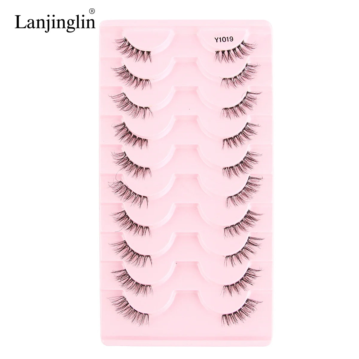 Fake Lashes 3/10 Pairs Half Lashes Cat Eye Natural Long Wispy 3D Mink Eyelash Reusable Makeup Tool Faux Cils maquillaje Cílios