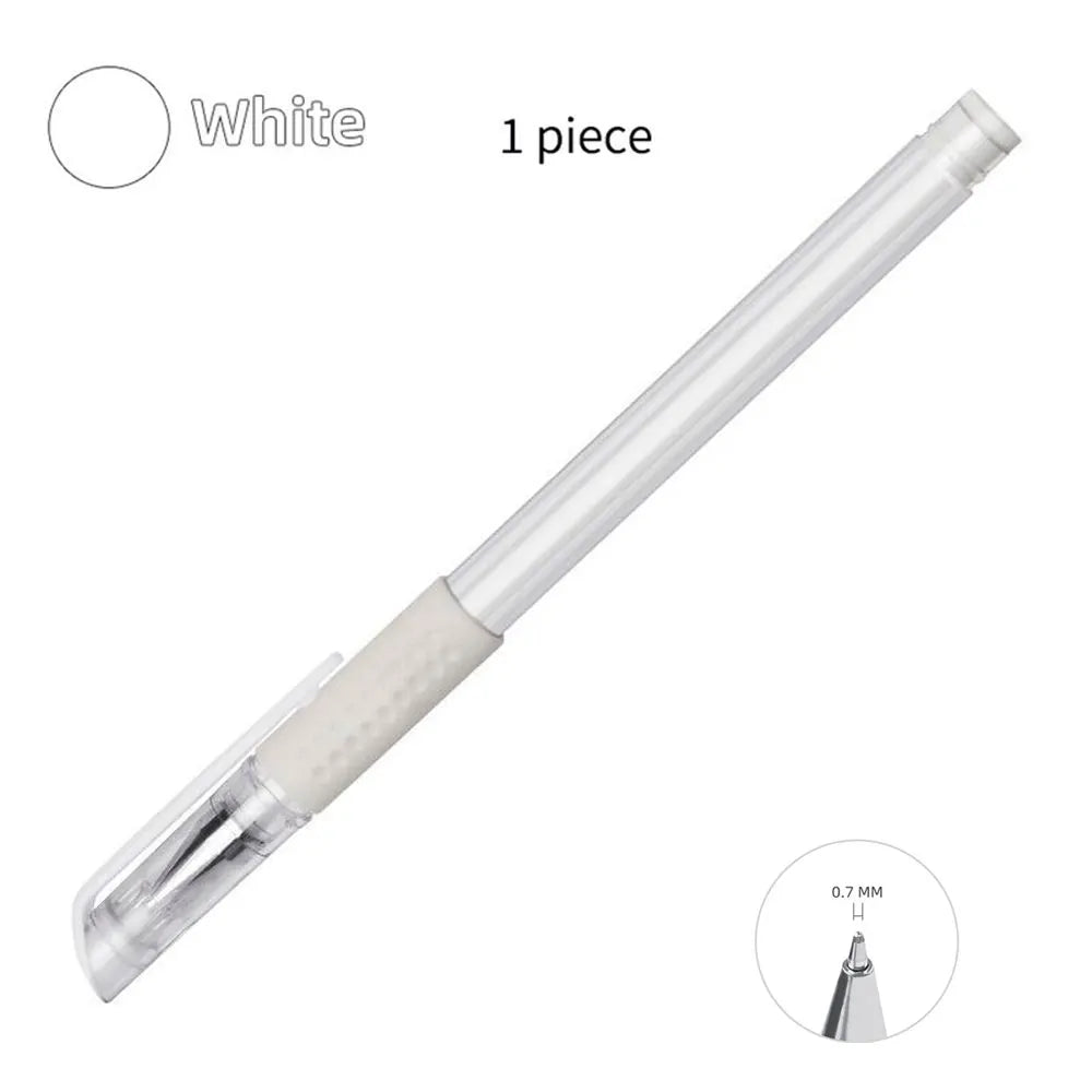 1Pc Tattoo Skin Marker Pen White Black Pink Color Pen for Permanent Makeup Eyebrow Scribe Waterproof Brow Pencil Tattoo Tools