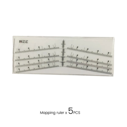 Mapping Eyebrow Ruler Stickers Microblading Adhesive Brow Measurement Stencil Brows Shaping Tools Tattooing Desgin Makeup Supply