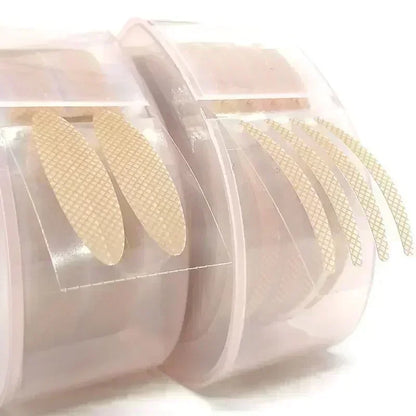 Self-adhesive Double Eyelid Tape Sticker Invisible Lace Mesh Eyelid Paste Natural Strips Olive-shaped Eye Lift Makeup Tools
