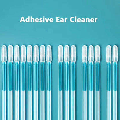 24Pc Disposable Silicone Ear Pick Remover sticky EarWax For Kids Olders Adult S/L Ear Cleaner Reusable Adhesive Earpick