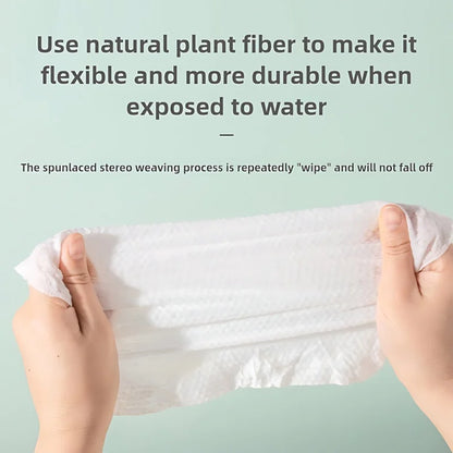 Compressed Travel Towels  - Thick & Soft Disposable Face Towels for Makeup Removal, Camping, Gym, Quick-Expanding & Porta