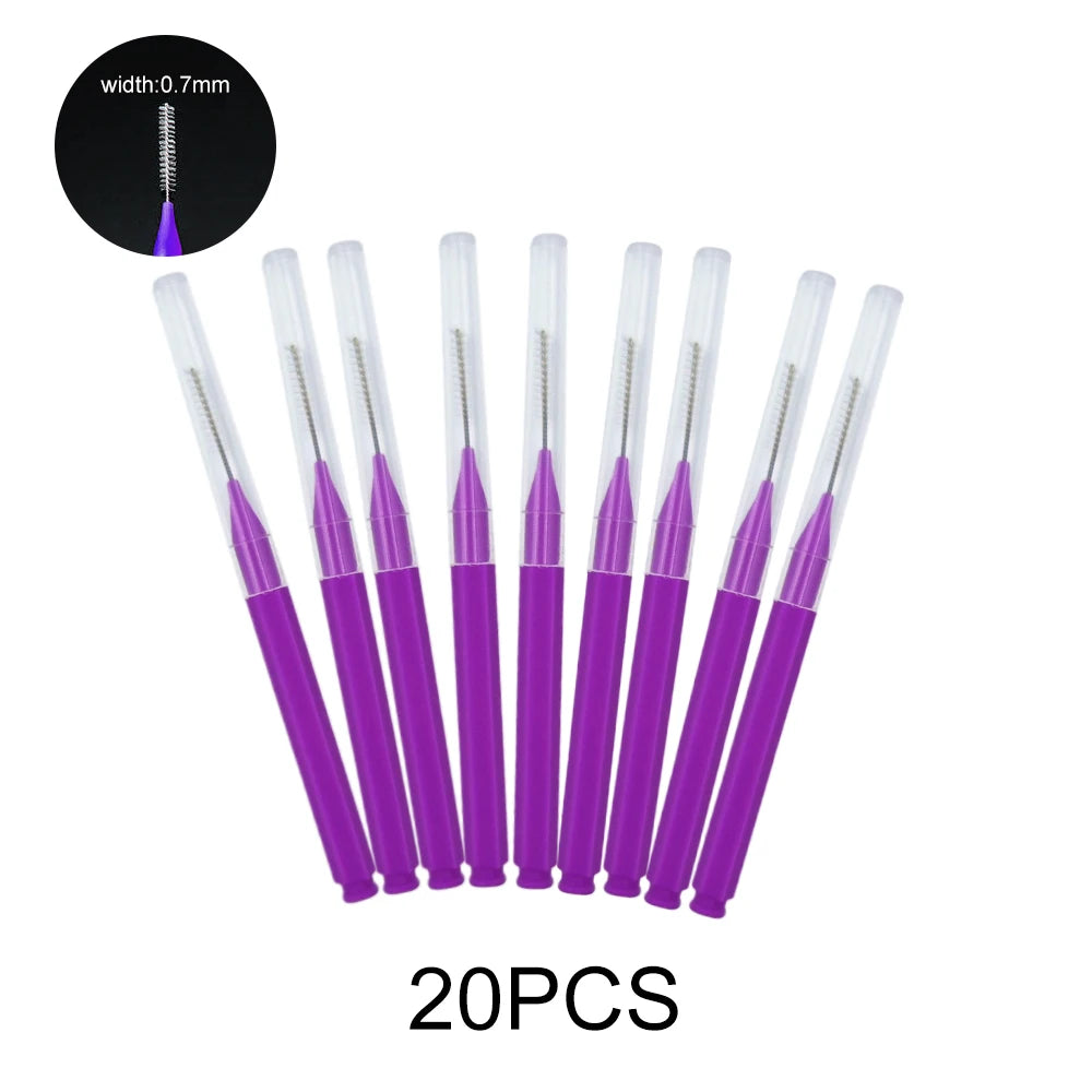 5/10/50PCS Mini Eyebrow Brush Brow Perm Brush Disposable Brow Lifting Brush Bendable Micro Eyelash Brush  Applicator Makeup Tool
