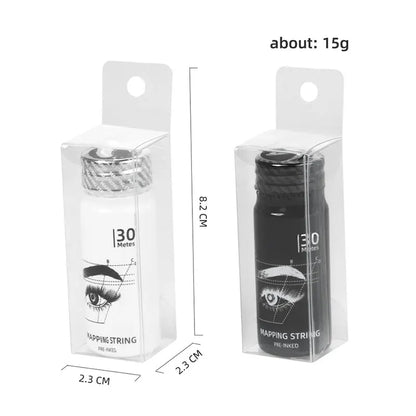 30m Microblading Pre-Inked Mapping String Eyebrow Makeup Dyingliner Thread Borw Permanent Positioning Measurement Tattoo Tools