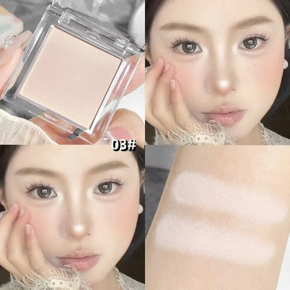 White Jade Color Eyeshadow Matte High Gloss Eyeshadow Makeup Palette Soft Brightening The Face Matte Velvet Eye Shadow Powder