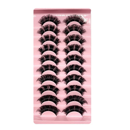2/10Pairs 3D Mink Lashes russian strip lash Dramatic False Eyelashes Faux Cils Makeup Wholesale Fake Eyelash Extension maquiagem