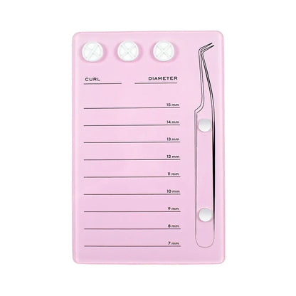 Wholesale 1Pcs Eyelash Holder Eyelash Extension Glue Pallet Acrylic Board for Lashes False Eyelashes Pad Lash Makeup Tools