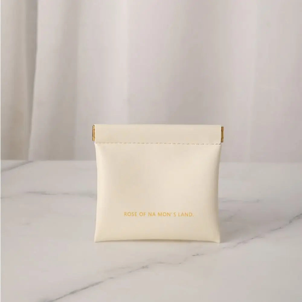 Fashion Simple Lipstick Makeup Bag Portable Mini Cosmetic Organizer Pouch PU Travel Jewelry Handbag Key Small Bags Storage Bag