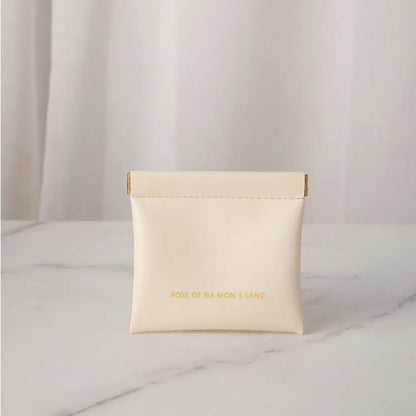 Fashion Simple Lipstick Makeup Bag Portable Mini Cosmetic Organizer Pouch PU Travel Jewelry Handbag Key Small Bags Storage Bag